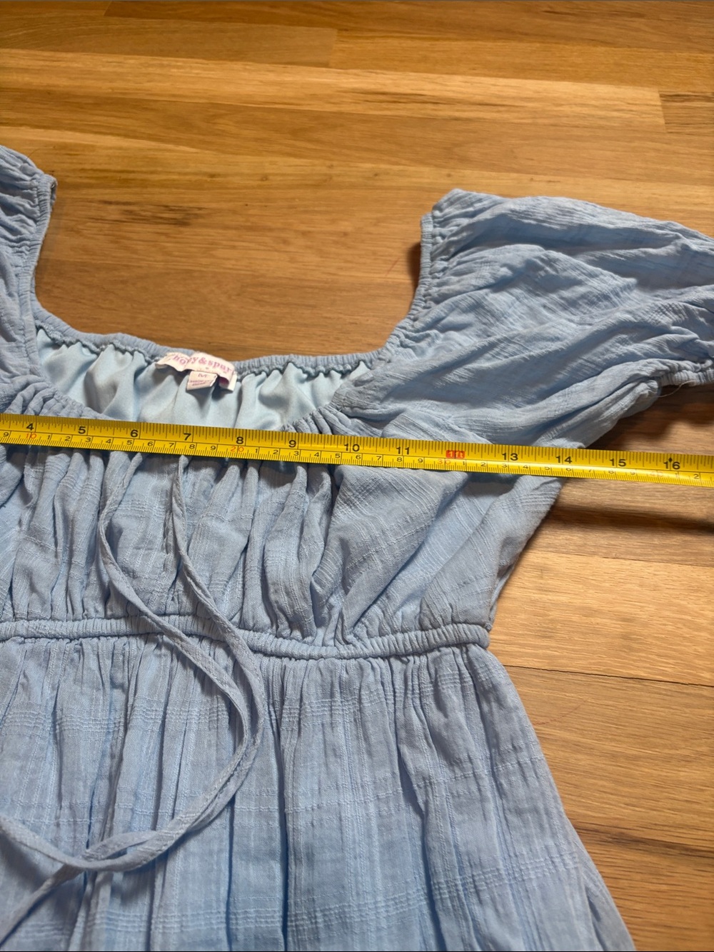 Honey & Sparkle Blue Babydoll Dress - Picture 8 of 14